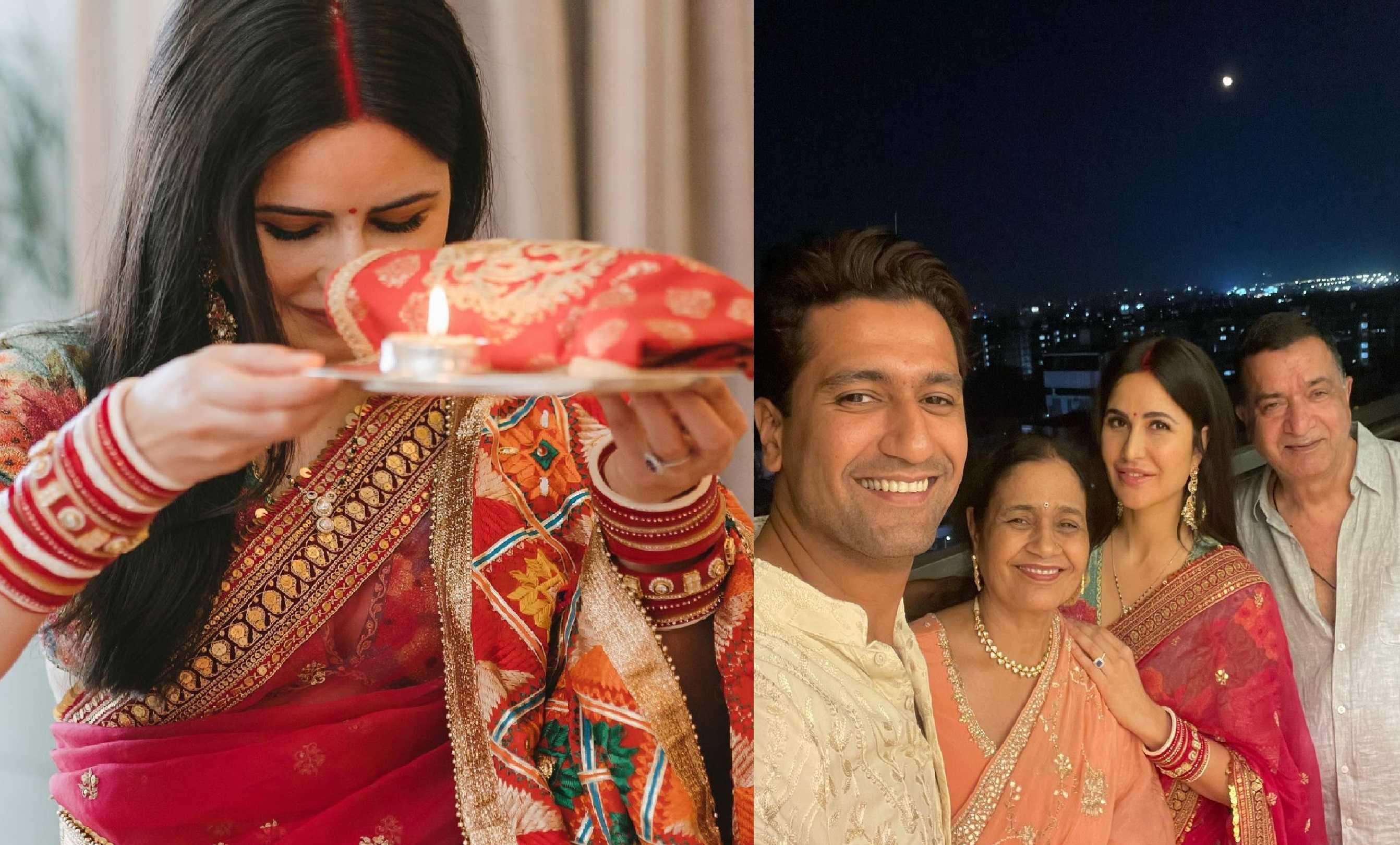 Bollywood News: કેટરીનાએ પહેલા કરવા ચોથમાં પતિ વિકી સાથે શેર કરી રોમેન્ટિક તસવીરો